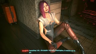 Songbird just wants to be hugged in her apartment  Cyberpunk 2077 Phantom Liberty