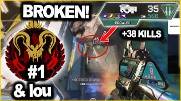 APEX RANK #1 & lou shows Why NEW* PROWLER is META in predator lobby - THEY GOT +38 KILLS in PRED!