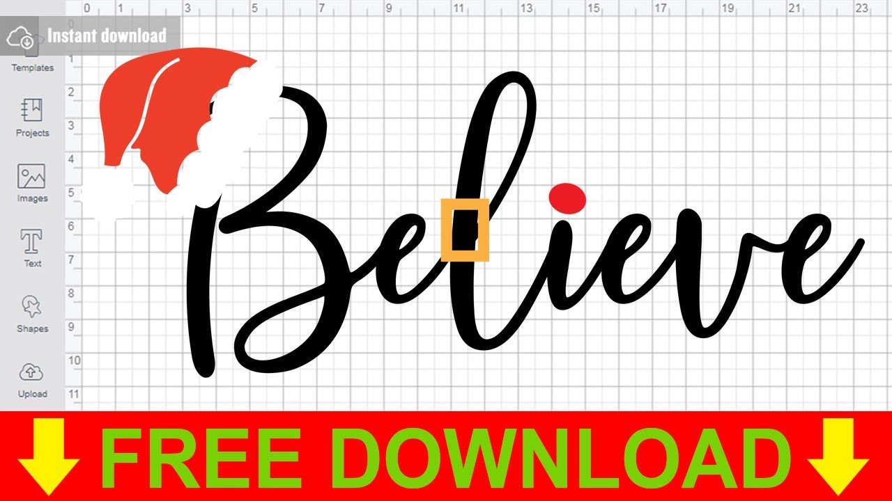 Download Believe Svg Free Christmas Cutting Files for Cricut ...