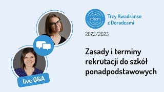 Poznaj zasady i terminy rekrutacji do szkół ponadpodstawowych w Poznaniu i powiecie poznańskim