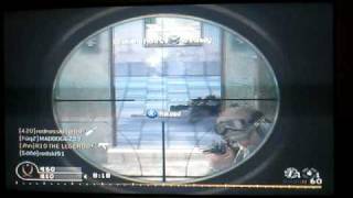 call of duty 4 crossfire golden sniper Wtf kills