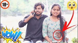 Romantic Extra Hand Prank 😱 On HOT Girls With A Twist |लड़की को किया गलत जगह टच फिर जो हुआ screenshot 5