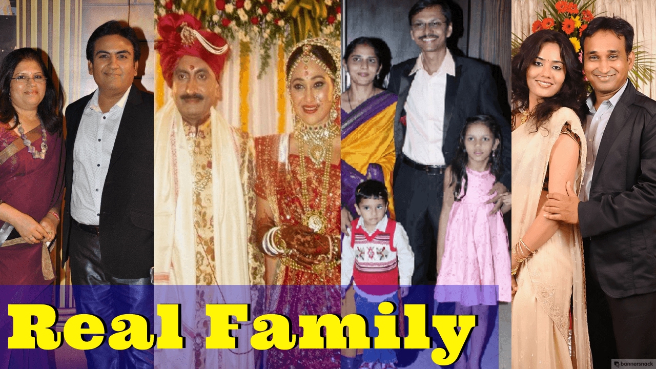 Real Family of Taarak Mehta Ka Ooltah Chashmah Actors - YouTube