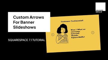 Change List Section Banner Slideshow Arrows - Squarespace 7.1 Tutorial