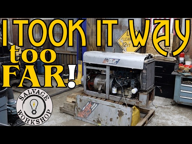 Portable Welder FORGOTTEN in a Junk Yard FINALLY gets Needed