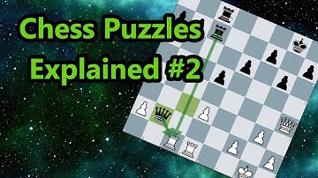 Chess Puzzles Explained - For Beginners, with Solutions #2