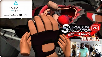 Surgeon Simulator VR Meet the Medic! w/ Razer Hydra & Oculus Rift