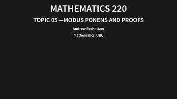 05 Modus ponens and proofs