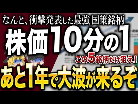 【全固体電池】まだ株価たった400円・・・。次のテンバガー候補！最強の国策銘柄5選