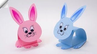 Простой бумажный кролик поделки | поделки из бумаги для детей | бумажный кролик
