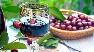 🍒🍷ВИШНЕВАЯ НАСТОЙКА - Вкуснейший напиток из вишни на водке🍷🍒