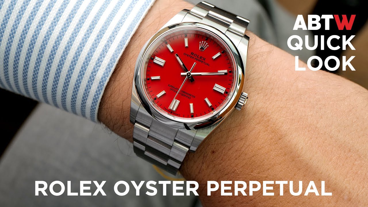 rolex oyster perpetual red