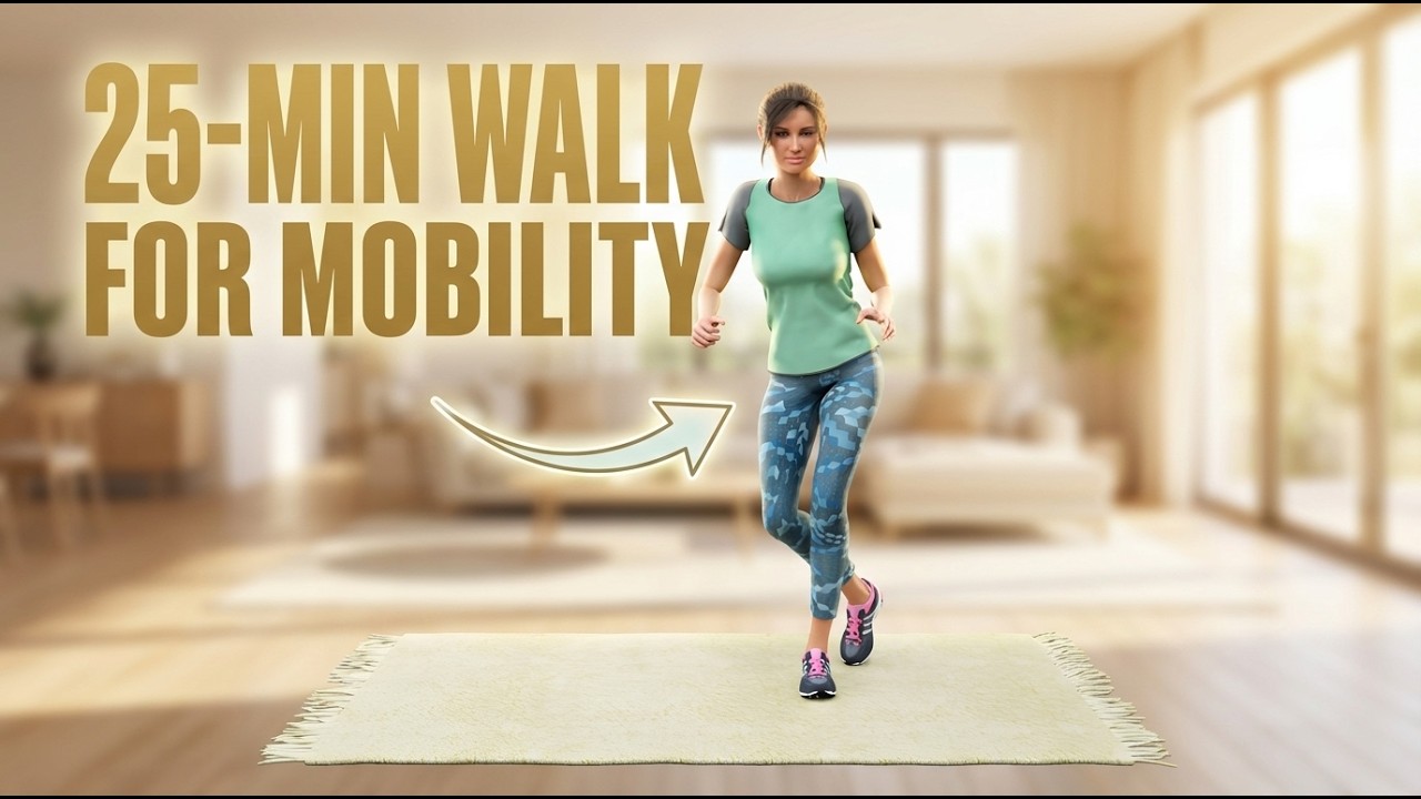 25-Min Walk for Mobility: Loosen Joints & Feel Better! - YouTube