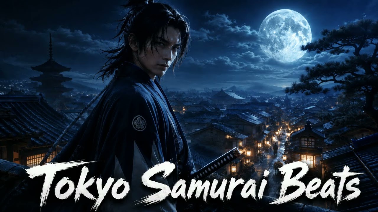 Okita's Last Blade 🗡️ Melancholic Neon Tokyo Lofi Beats to Relax