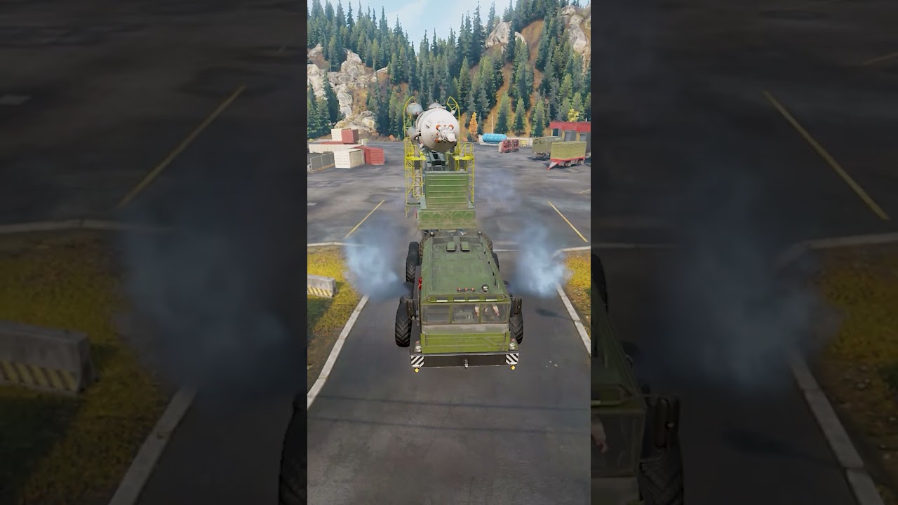 Transport a Rocket Carrier Platform - Snowrunner