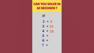 Can You Solve?-EP#126 #mathpuzzle #brainteaser  #mathstrics #reasoning