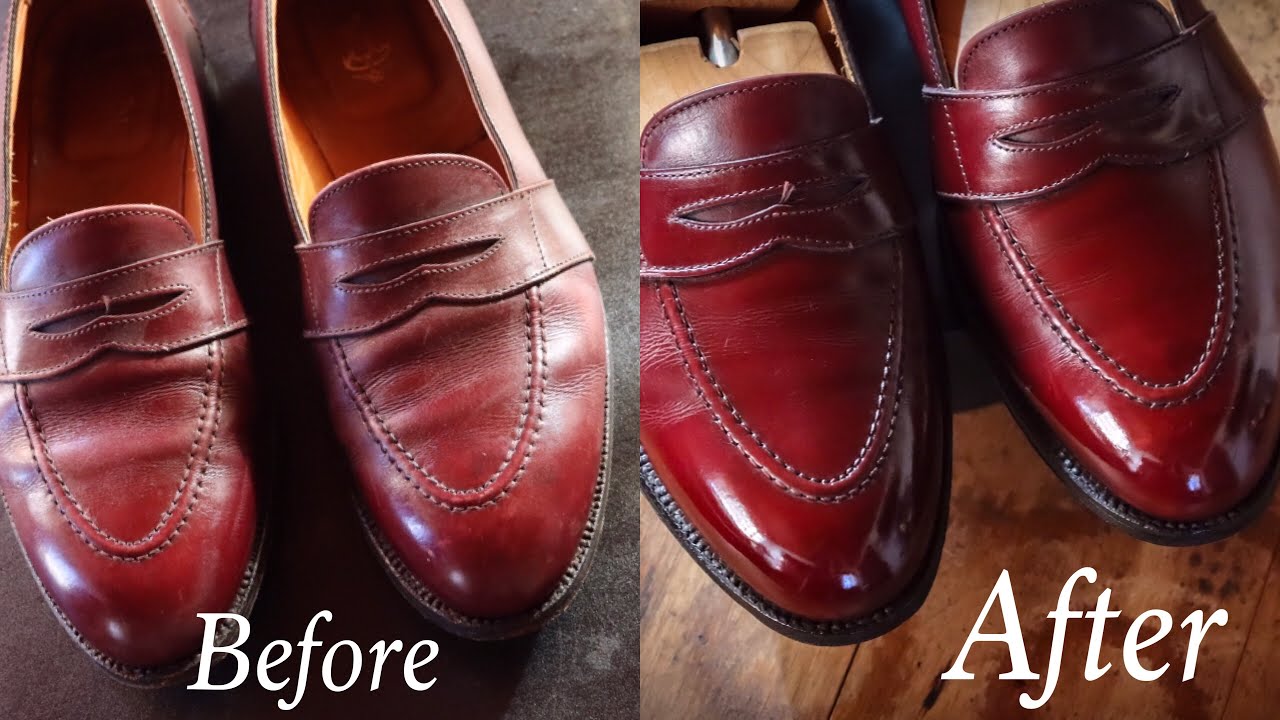 HOW TO SHINE YOUR ALDEN PENNY LOAFERS 