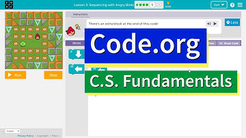 Course B Sequencing with Angry Birds 3.5 Code.org Lesson Tutorial with Answers