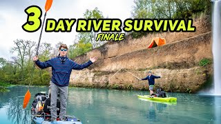 3 DAY Catch Clean Cook SURVIVAL CHALLENGE! (RIVER CAMPING)