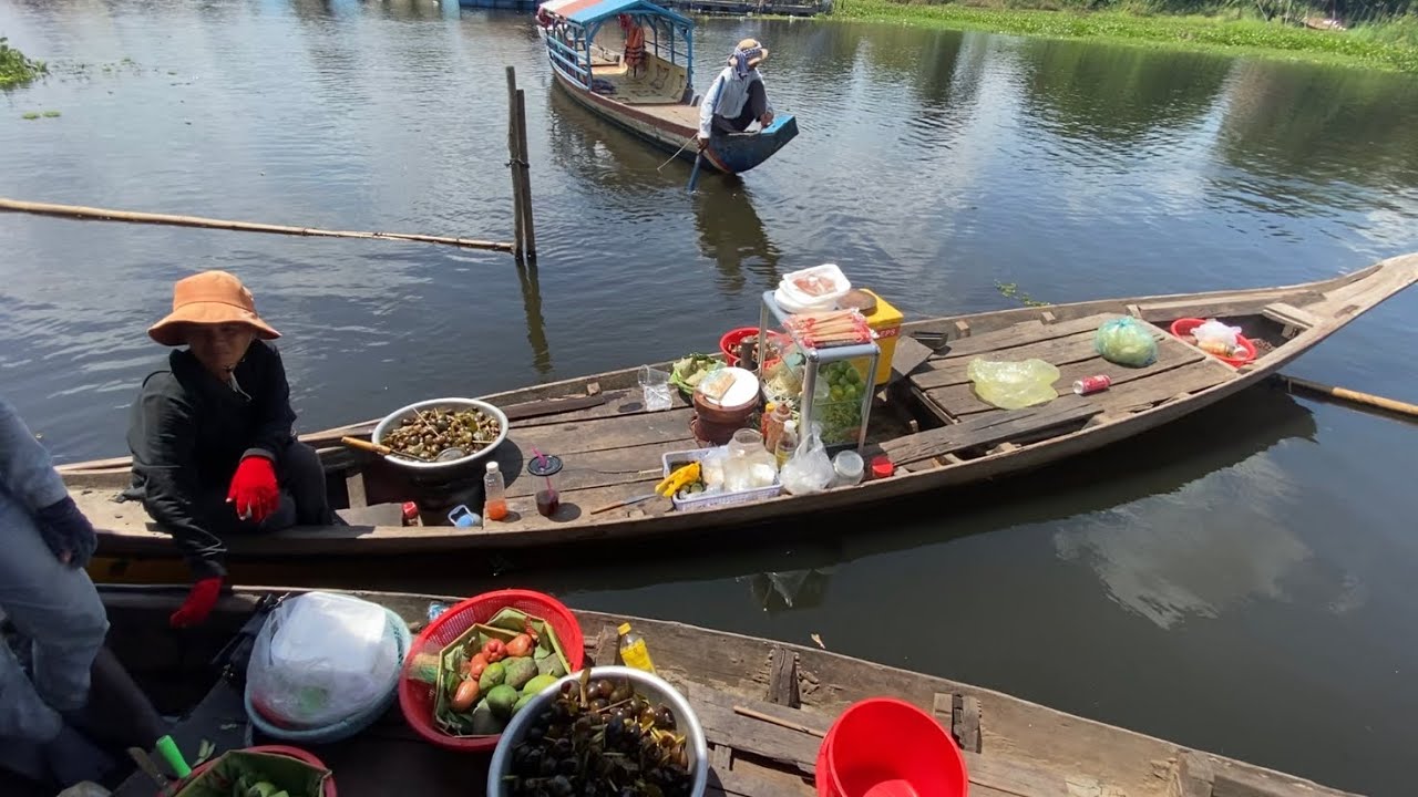 Natural Floating Food At Kean Svay Resort l, Cambodia