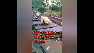 Rumus menghitung Berat Plat 10 mm