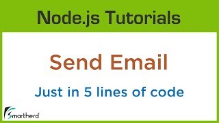 Node js Send Email using nodemailer and gmail