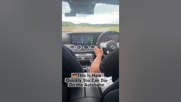 Autobahn Emergency Stop At 280 KM/h #autobahn #amg #crash