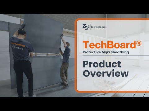 TechBoard®: Magnesium Cement (MgO) Sheathing Explained | Fire, Moisture & Structural Performance