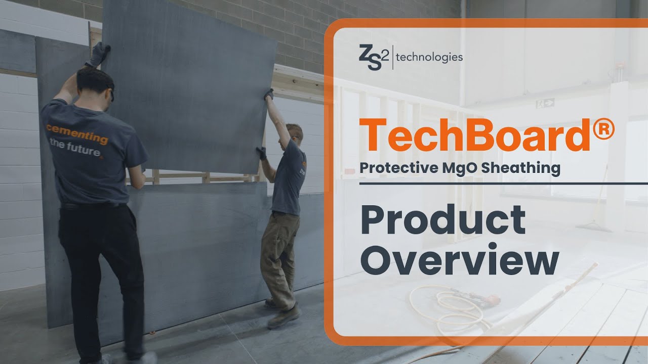 TechBoard®: Magnesium Cement (MgO) Sheathing Explained | Fire, Moisture & Structural Performance