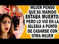 Mujer Lleva a sus 3 Hijos de Vacaciones y ven a su Difunto Esposo a Punto de Casarse Con Otra Mujer