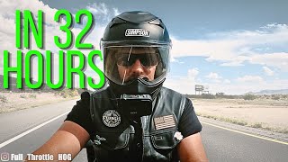 Rode my motorcycle half way across America