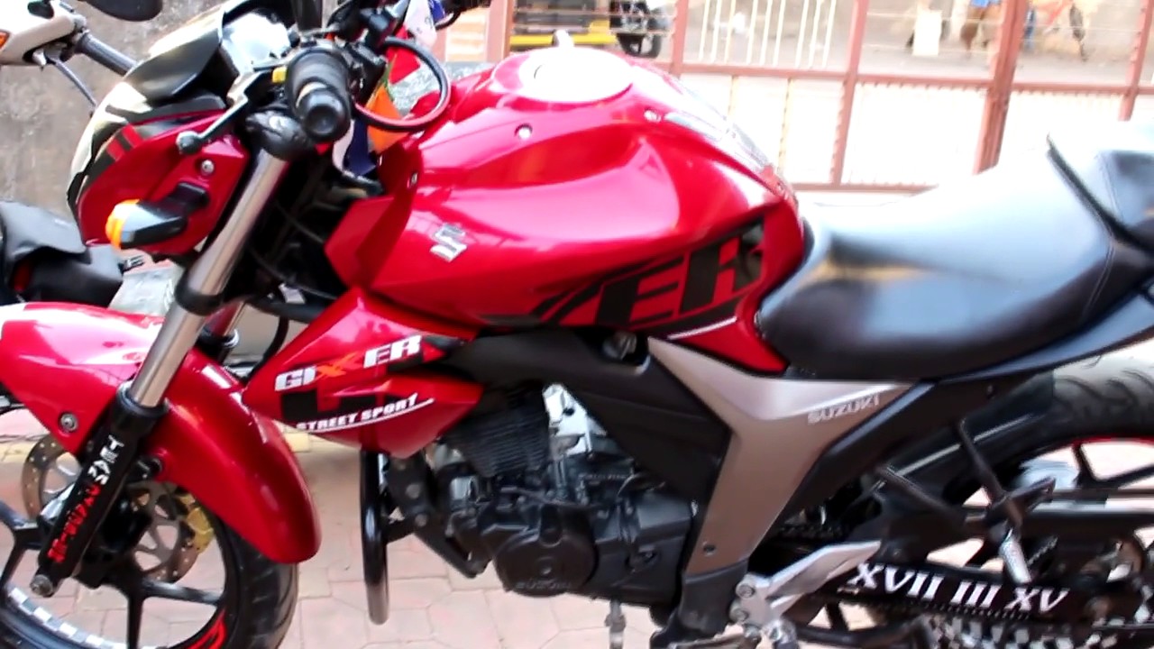 suzuki gixxer 155 red