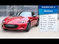 2024 mazda mx5 20 homura 184 ps  soul red crystal 46v  360 ansicht  innenraum 4k