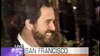 NFL HOF Dan Fouts with Bay Area Award, from KPIX, Feb. 18, 1997