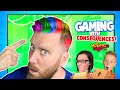Gaming with Consequences: LOSER DYES HAIR Edition // K-City Family