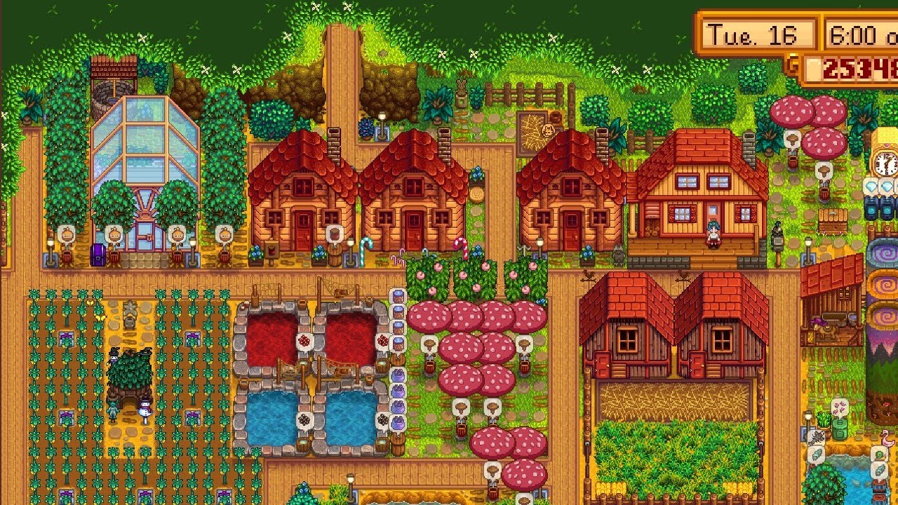 STARDEW VALLEY FARM TOUR | FOREST FARM | NO MODS
