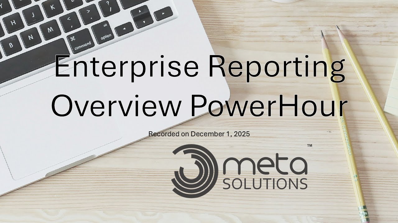 Enterprise Reporting Overview PowerHour - YouTube