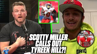 Pat McAfee Reacts To Scotty Miller Calling Out Tyreek Hill For A Race