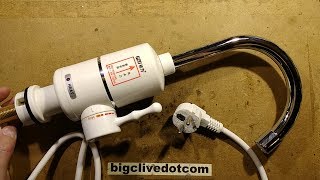 Cheap electrically heated tap / faucet teardown. (230V)