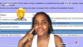 SHOWING MY CSEC RESULTS ON THE MEDIA(FAILED)🤷♀️REASONS WHY