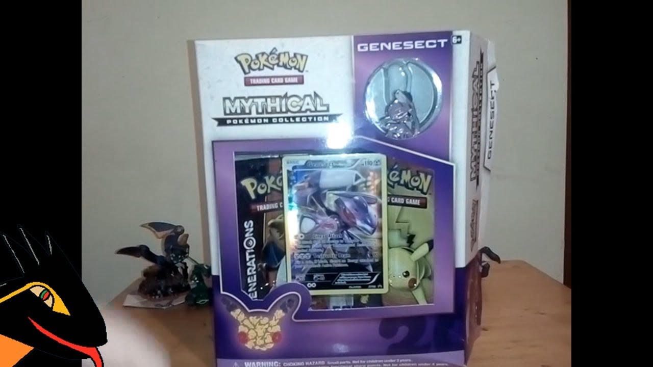 pokemon giveaway serebii My fist unbox of Genesect Mythical Pokemon Collection Box + TCG CODE GIVEAWAY