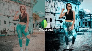 Snapseed Blue Effect Photo Edit Tutorial | Snapseed Tutorial | Kaif Editz screenshot 5