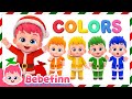 🎅 Which Color Is The Santa Hat? | Bebefinn&#39;s Colorful Christmas | Learn Colors 🎨