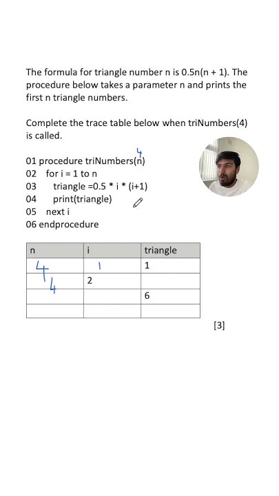 Trace Tables - GCSE Computer Science #gcse #computerscience - YouTube