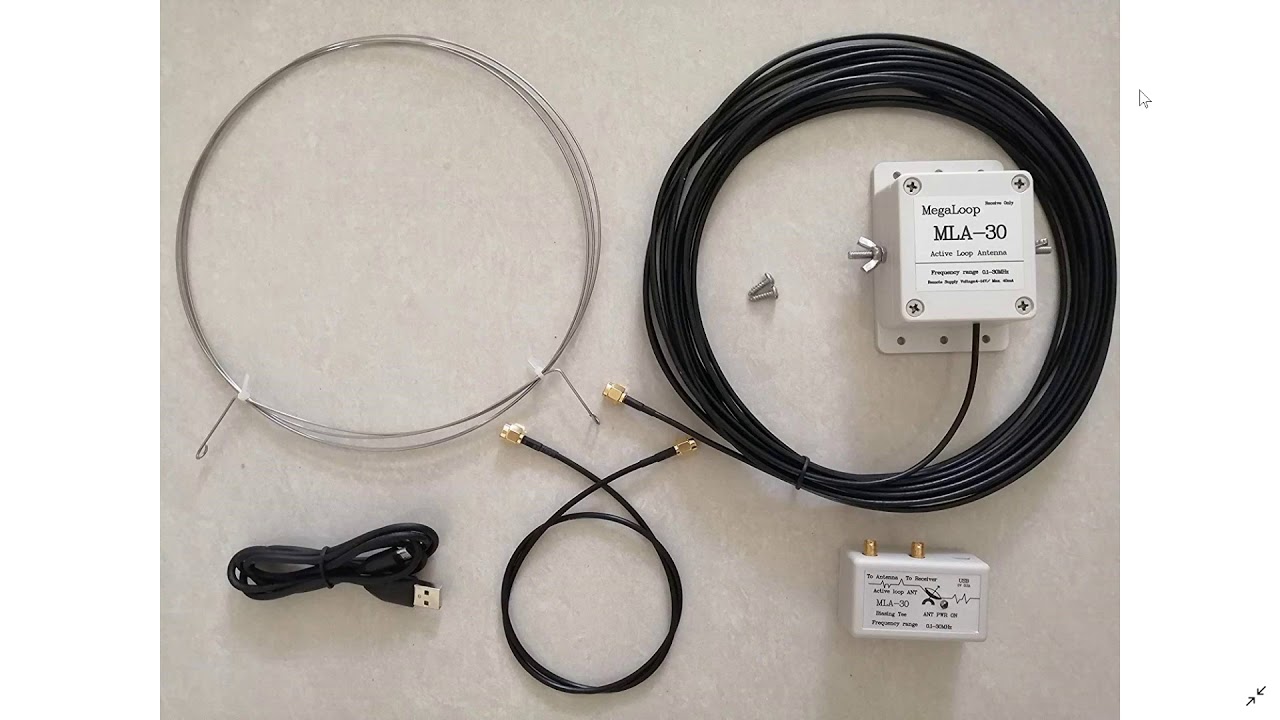 MLA 30 Active loop antenna Questions and Answers and Personal Observations  - YouTube
