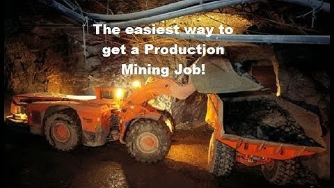 The easiest way to get a production Mining Job!