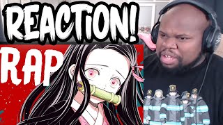 NEZUKO RAP REACTION | 