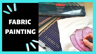 How to Use Derwent Inktense Pencils | Fabric Painting with Faodail Creation