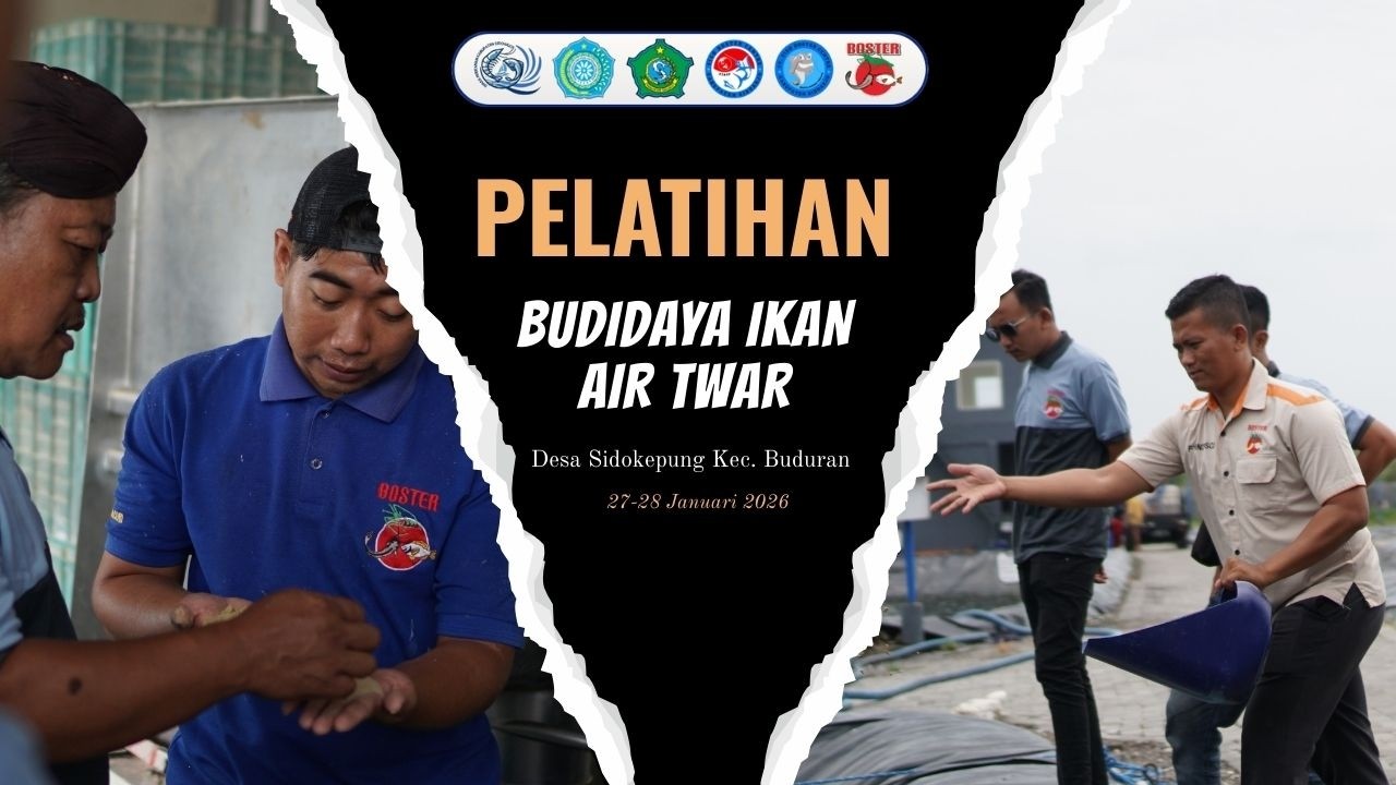 Pelatihan Budidaya Ikan Air Tawar Desa Sidokepung, Kec. Buduran Di P2MKP Fish Boster Centre