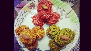 murmura laddu multi color winter special in hindi